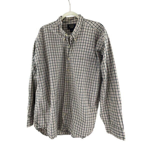 G.H. Bass & Co. Men's Plaid Button-Down Shirt XL Long Sleeves 100% Cotton - Picture 1 of 7